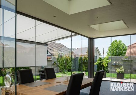 Ganzglas-Schiebeelemente GS100/GS 1100 von KLAIBER