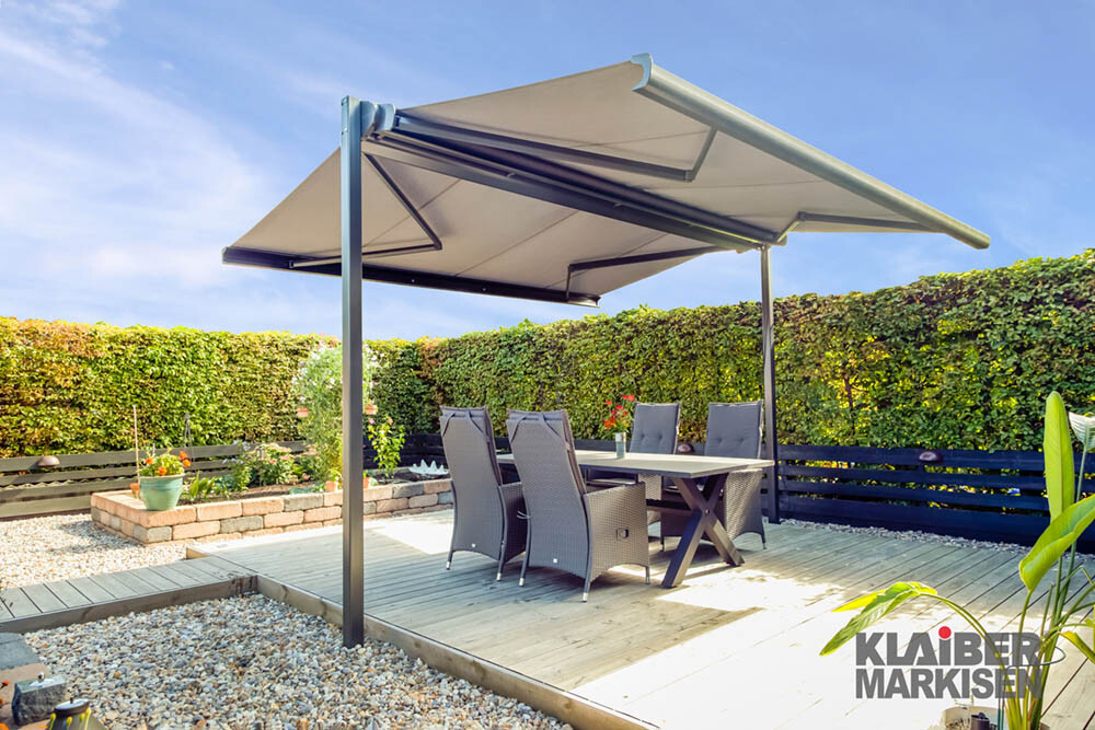 freistehende markisen klaiber boxmobil os7000